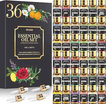 Essential Oil Set - 100% Natural Essential Oils...