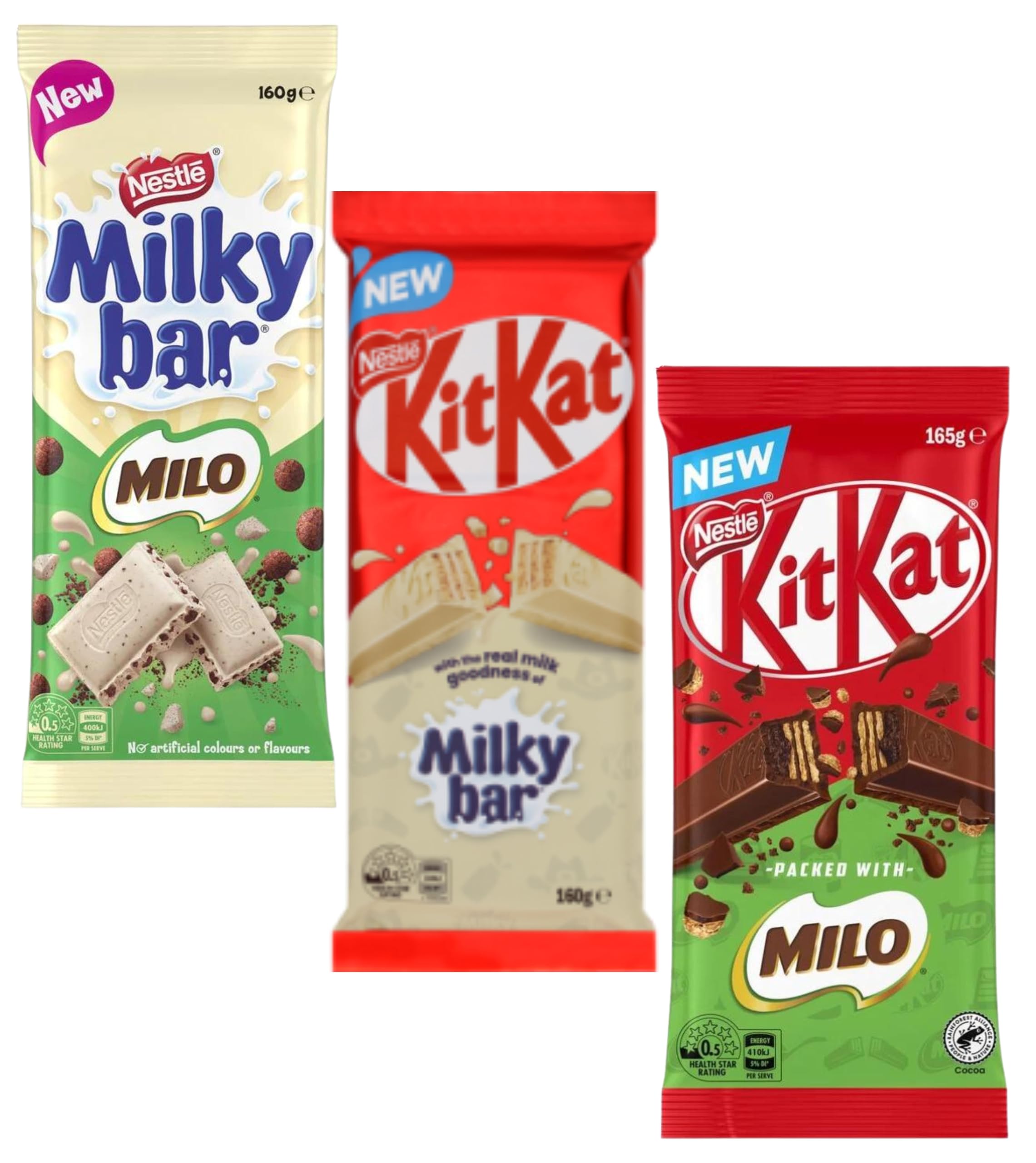 Buy NEW! Nestle Chocolate Milky Bar with Milo, KitKat Milky Bar, KitKat