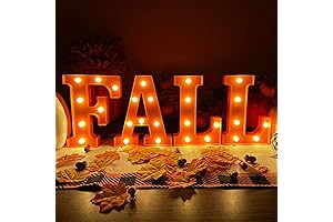FestalMart Fall Decorations & LED Marquee Fall Letters