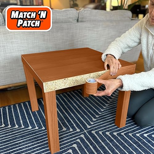 Miniatura 3 de Match N Patch Cinta de reparación de grano de madera realista arce de trigo
