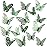 72 Pieces 3D Butterfly Wall Decals Sticker Decal Wall Decor Art Decorative Sticker 3 Sizes for Room Home Nursery Classroom Offices Bedroom Bathroom Living Room Decor(Light Green)