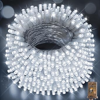 Hezbjiti 1000 LED 403 FT Christmas Lights Outdoor String Lights 8 Modes
