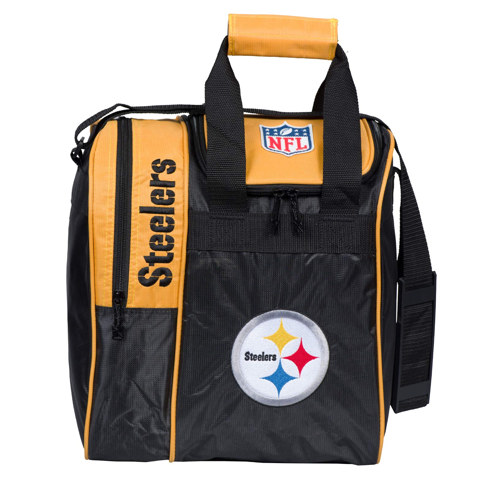 KR Strikeforce Officially Licensed NFL Single Bowling Ball Tote Bag with Shoe Compartment