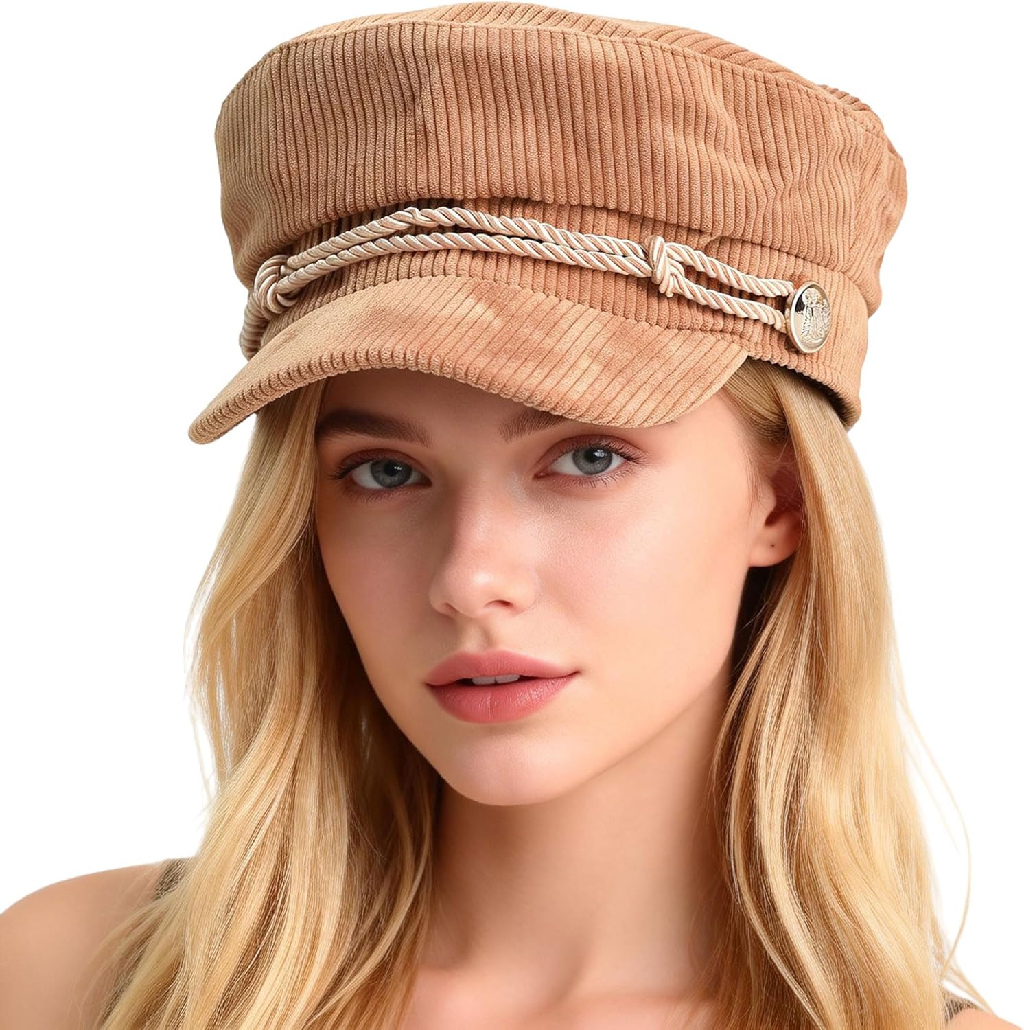 ZLSLZ Womens Retro Corduroy Ivy Newsboy Paperboy Cabbie Gatsby Painter Hats Caps