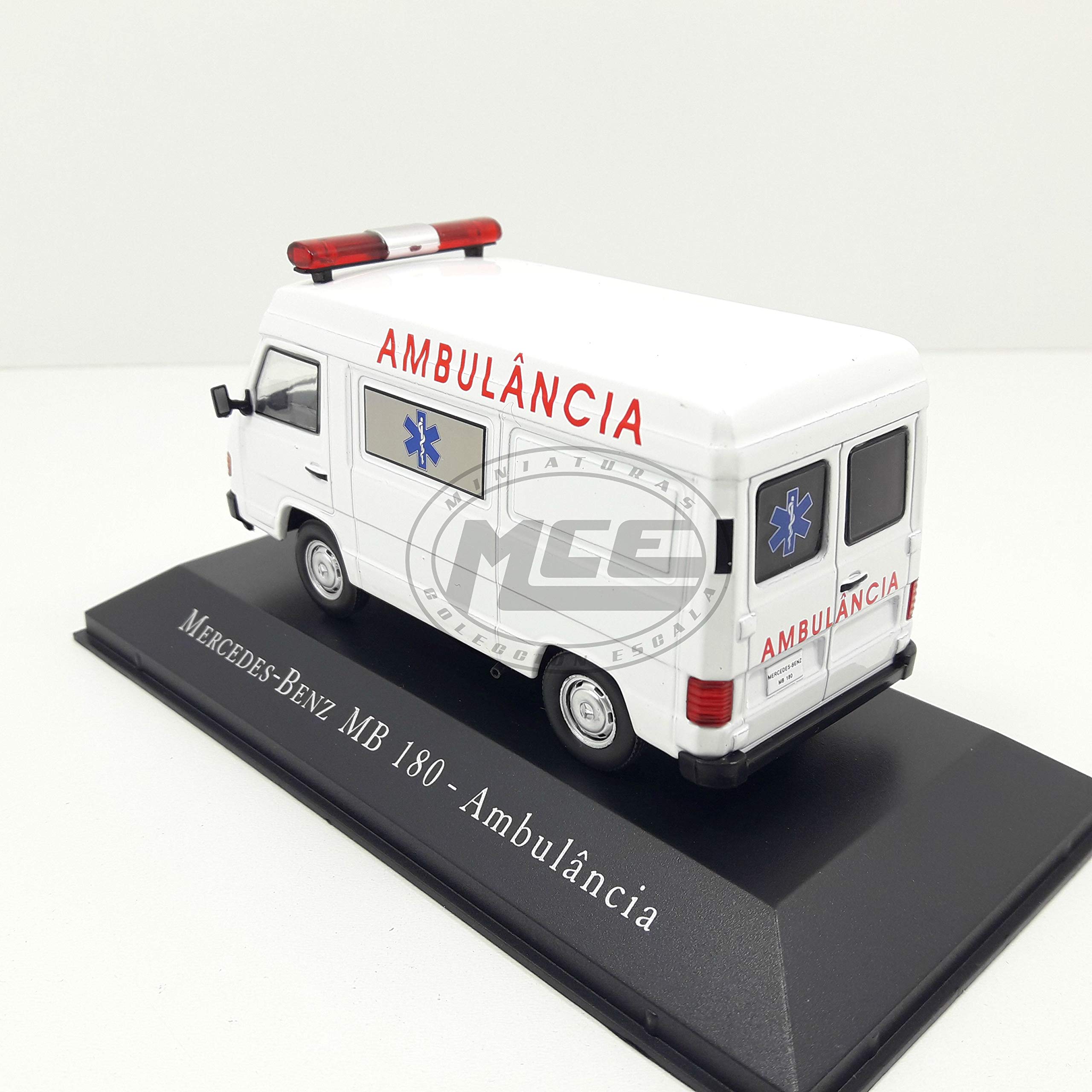Desconocido 1/43 Mercedes-Benz MB 180 2.4 Ambulancia 1995 VEHÍCULOS Servicio Brasil