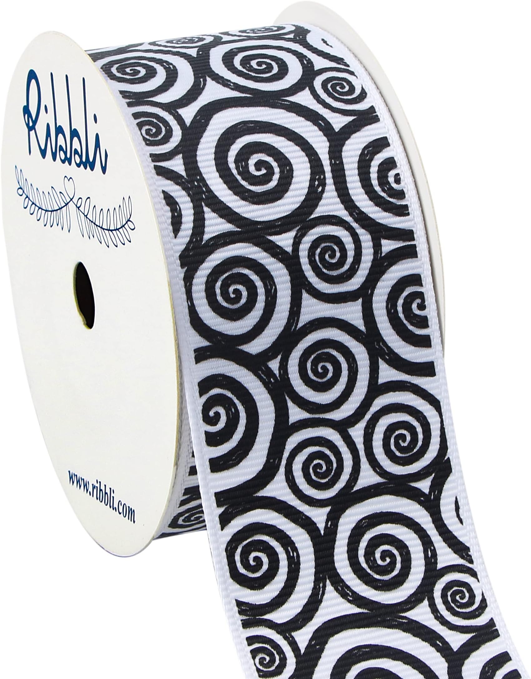 2 inch Halloween Wired Ribbon Jack Skellington Ribbon Movie
