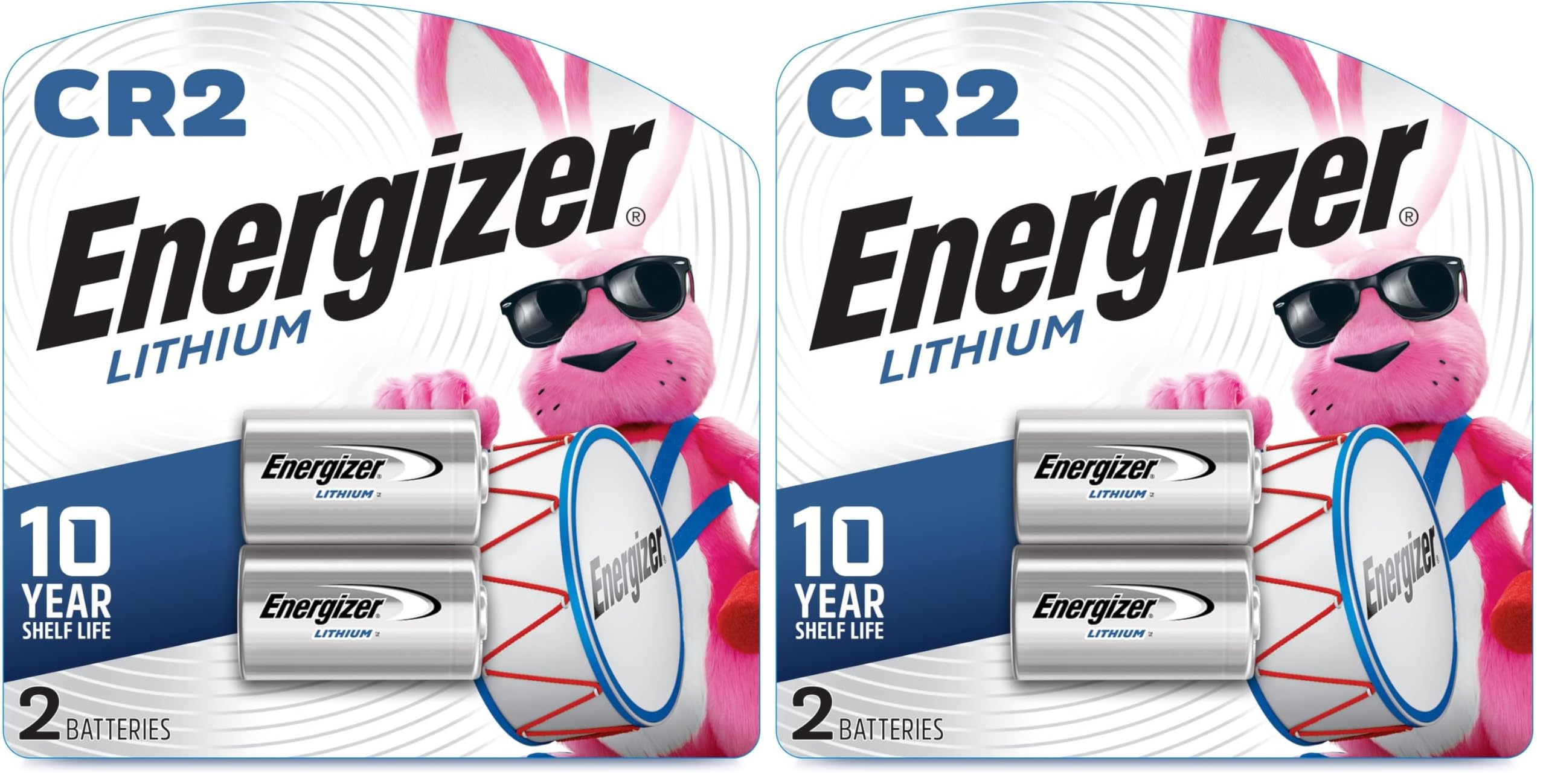 Energizer Lithium CR2 Batteries, Long Lasting Lithium CR2 Batteries Perfect for Tech Devices, 4 Count