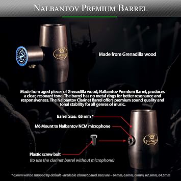Clarinet Microphone NCM 622 SC Set for Selmer Paris Series 9