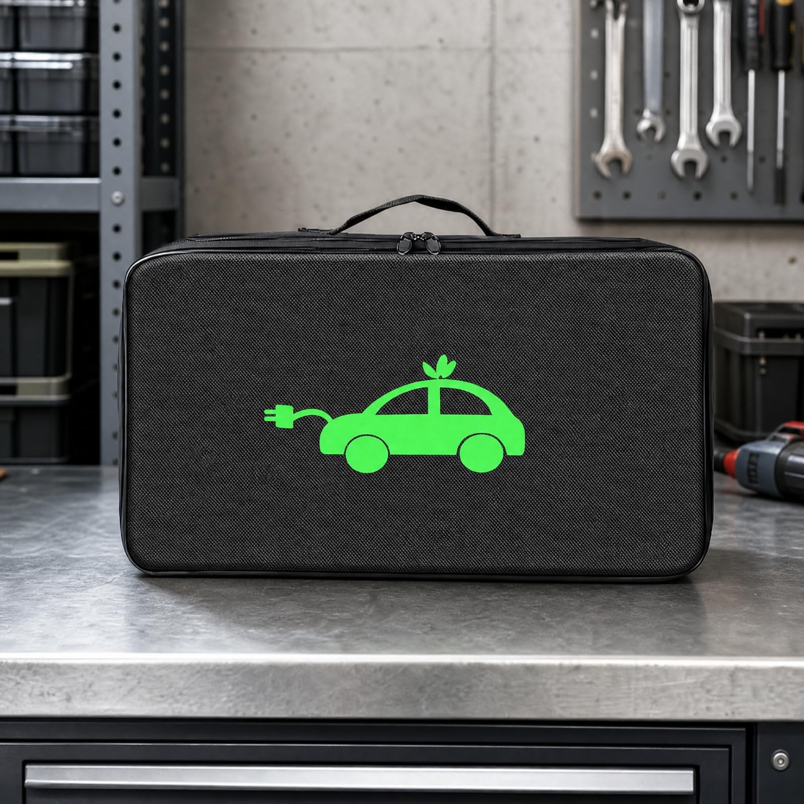 Organizador Cables Portátil Morno | la sorganización en el baúl, Bolsa la Oxford con Asa, Impermeable, para Viajes por, Redondo 1 Capa