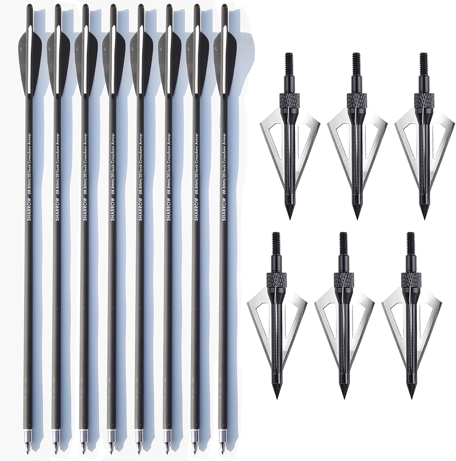 Crossbow Bolts Arrows Carbon Shafts Crossbow Arrows 7.5" 15" 16" 17" 18