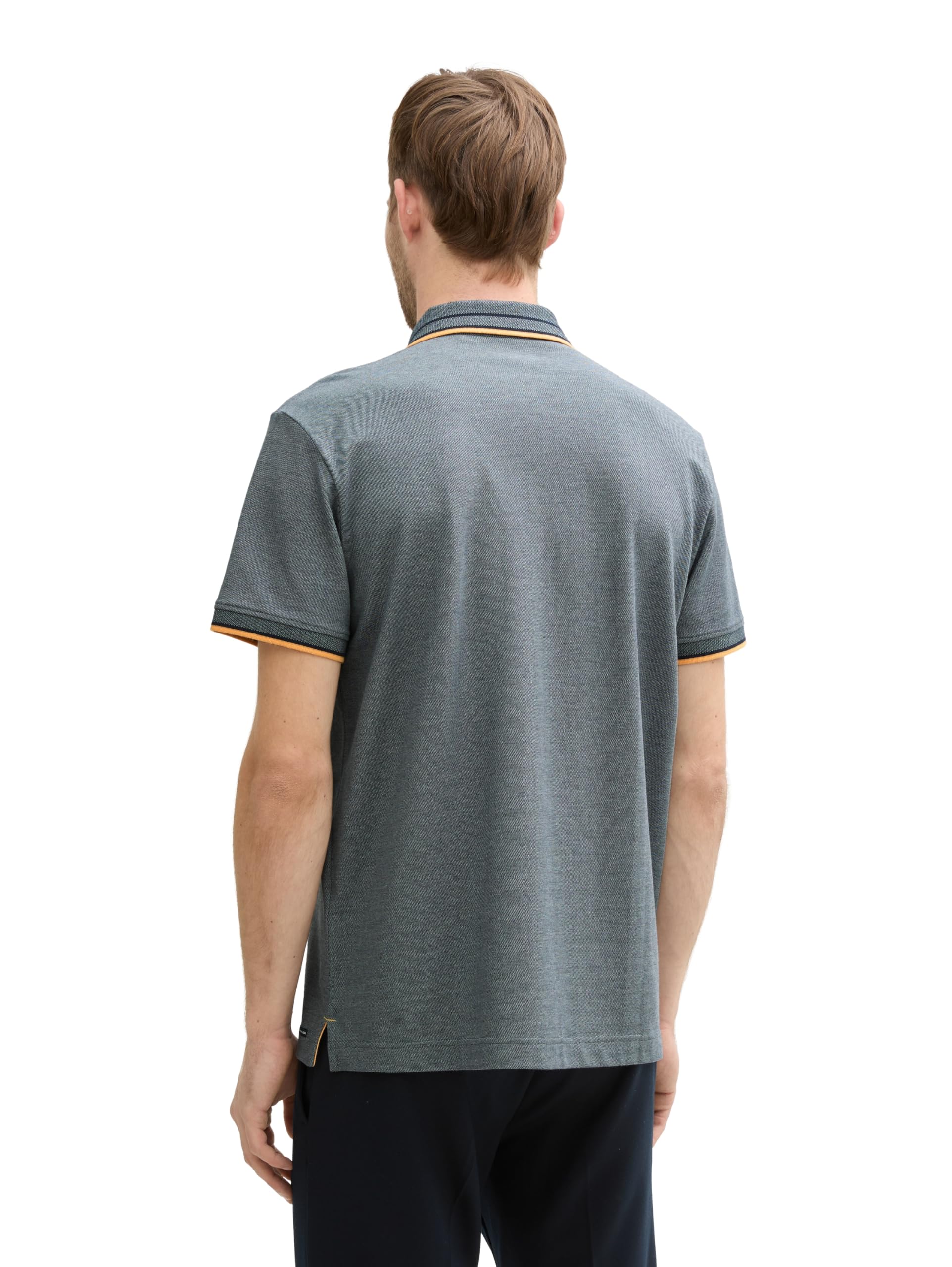 Tom Tailor Slim Fit T-Shirt mit Stretch-Anteil, White, M – Ansicht 2
