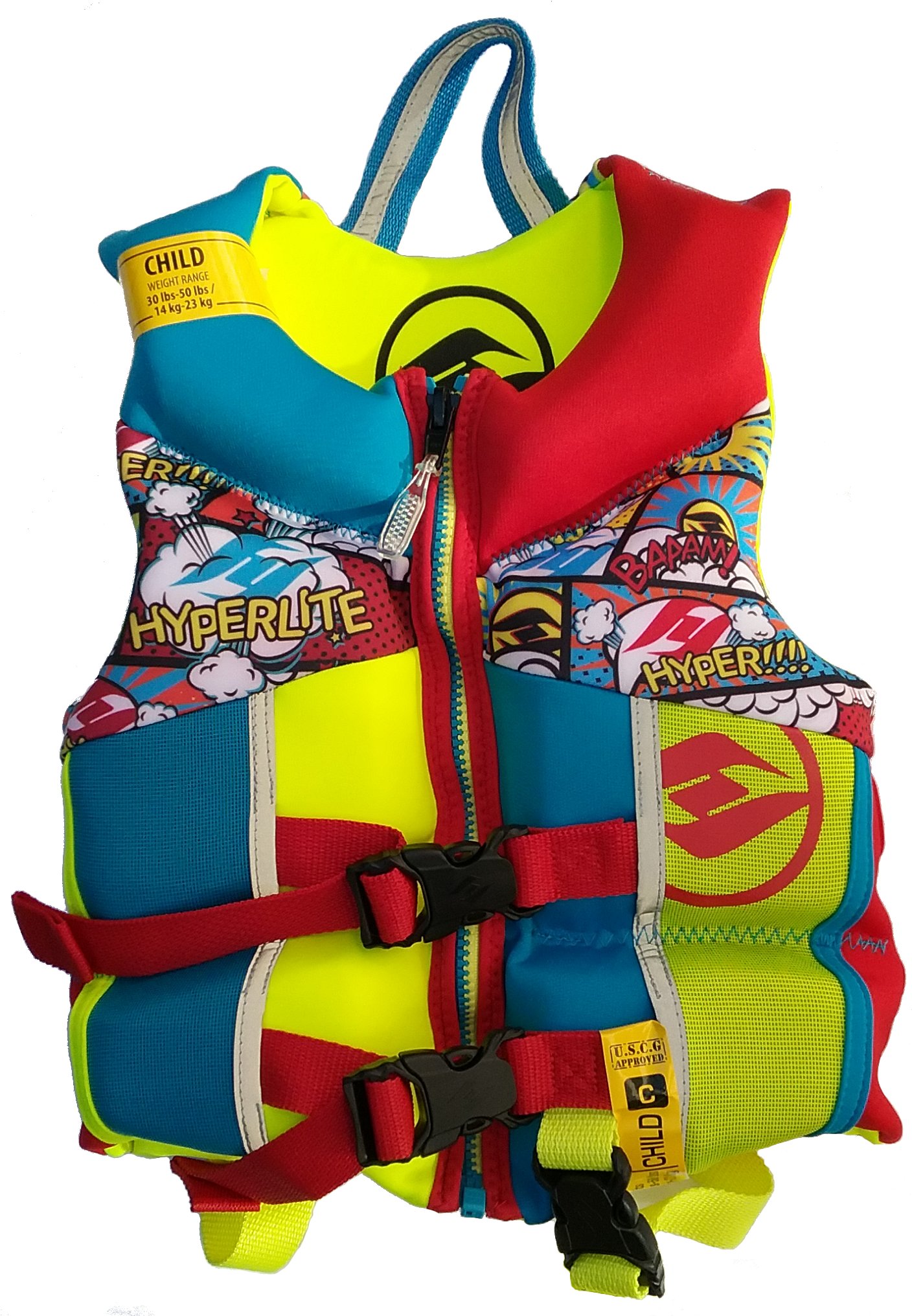Buy Hyperlite Child Life Vest, Blue, USCG Approved Type III Personal