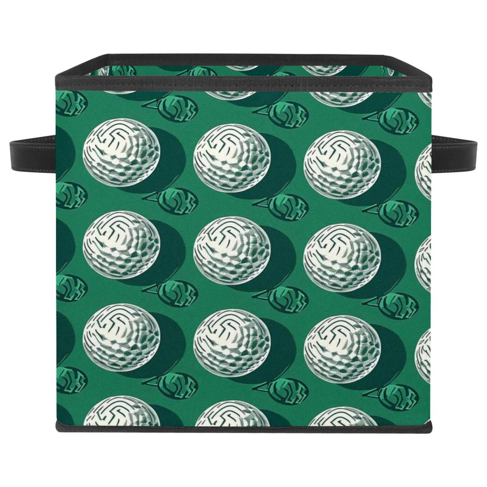 Boîte de rangement golf cube pliable 28cm en tissu Oxford