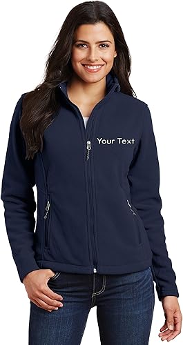 Miniatura 2 de INK STITCH Women L217 Custom Stitching Embroidery Fleece Jackets - Multicolors