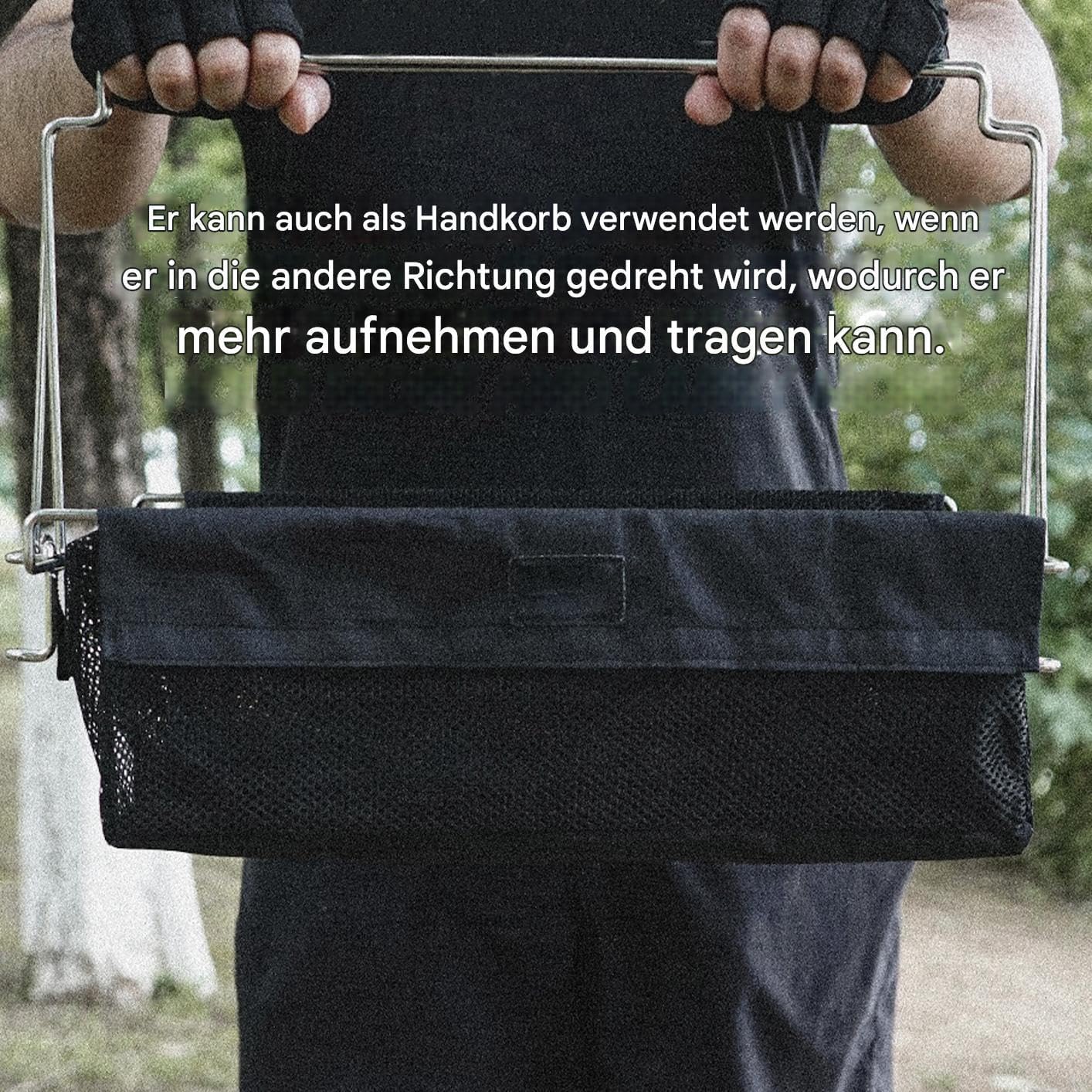 Tragbare, faltbare Aufbewahrungskörbe, Campingtischtasche, idealer Behälter für Picknicks im Freien, Campingausrüstung, Reiseutensilien und Zuhause