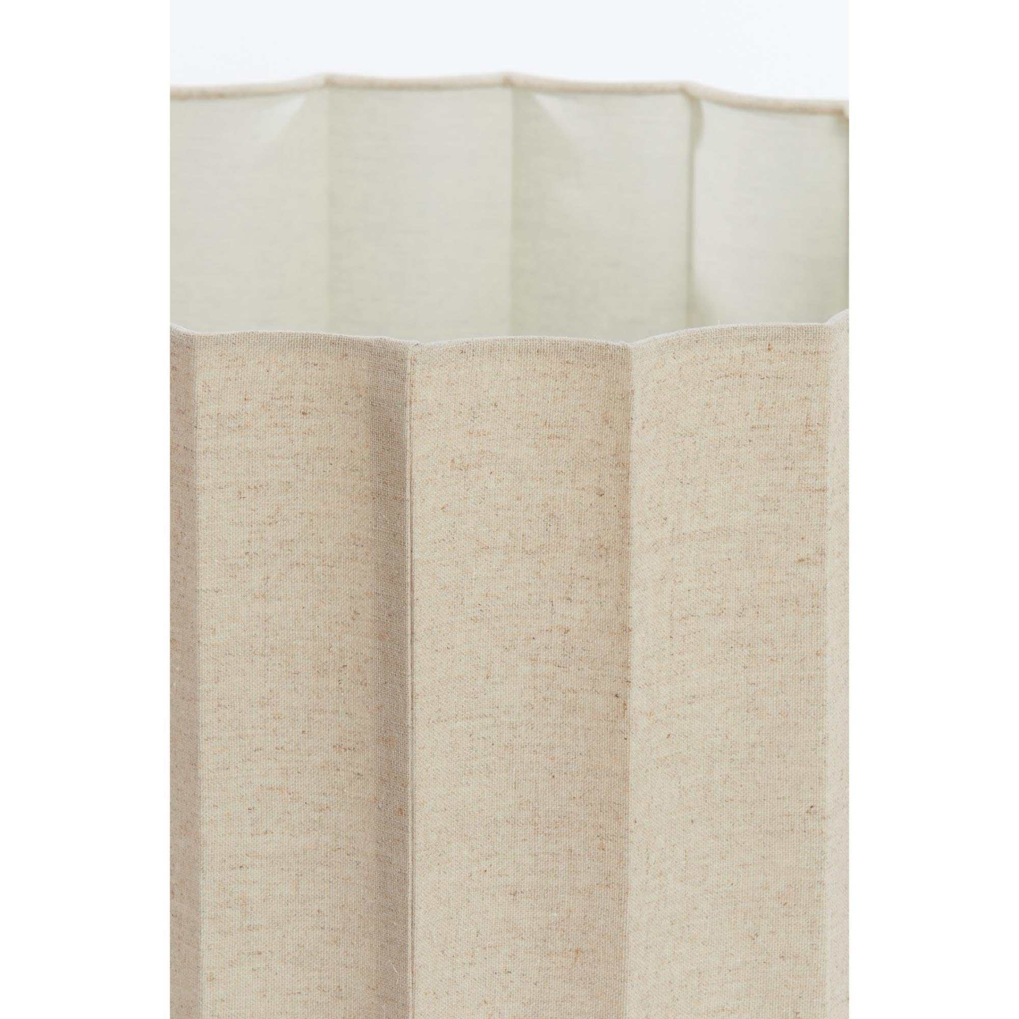 Light & Living Zylinder Lampenschirm Disli - Creme - 40x40x25cm | Rund - Modern - Textilien