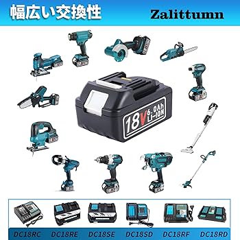 Amazon.co.jp: マキタ 18V バッテリー 6.0Ah 対応 BL1860B