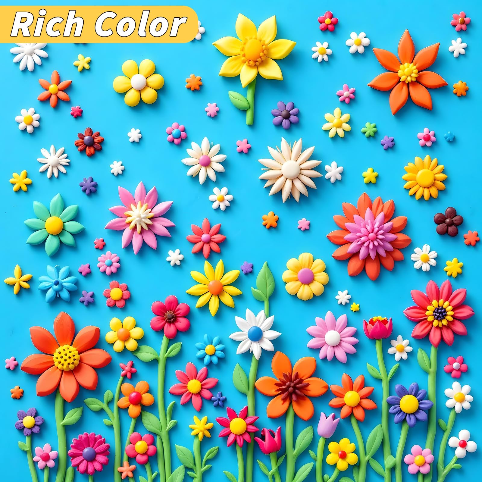 285 arcillas poliméricas de 120 colores arcilla para modelar para niños, kit de iniciación de bricolaje, modelo horneado, arcilla, moldeo no pegajoso, arcilla de bricolaje con herramienta de escultura 3