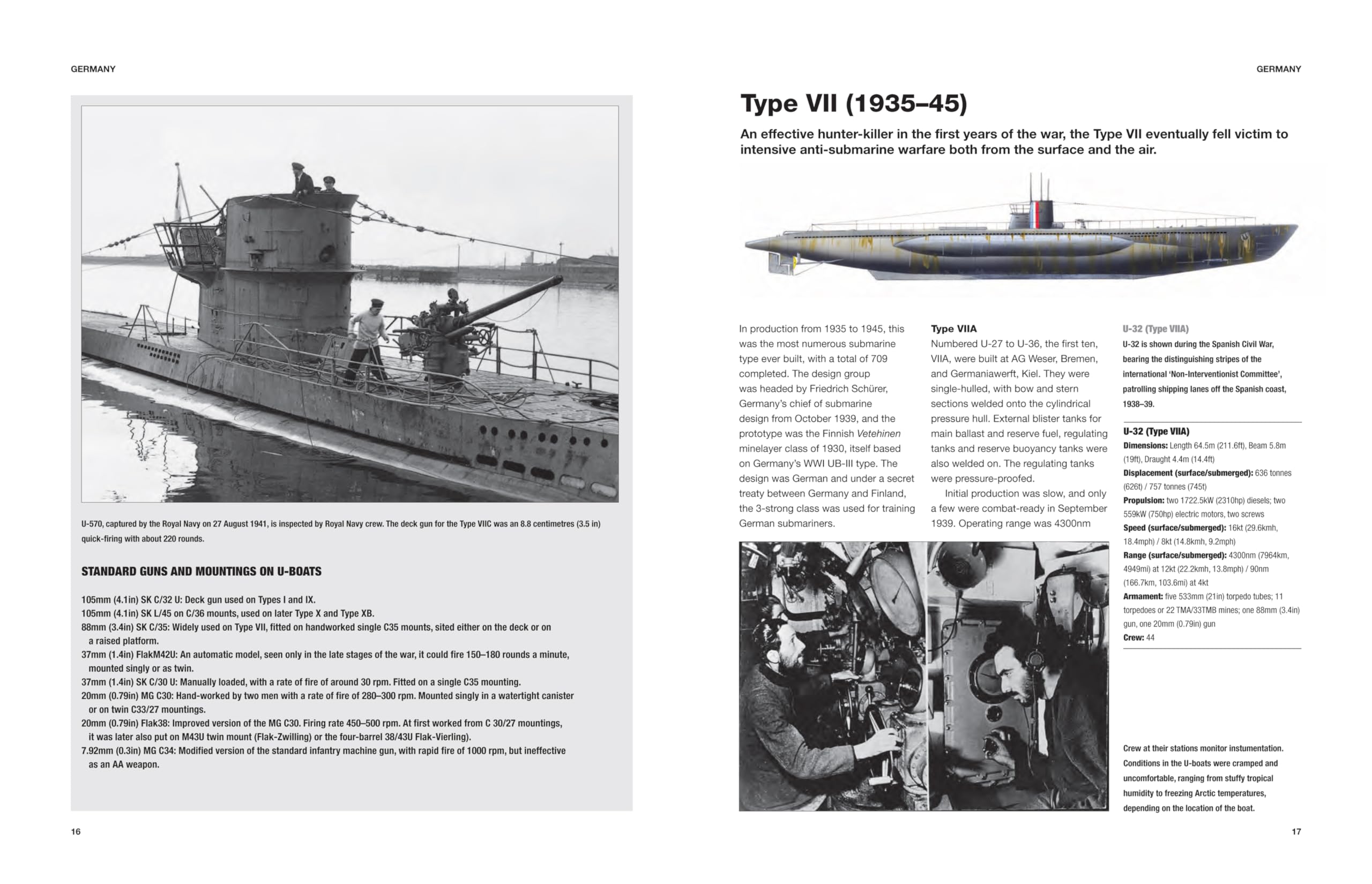 Submarines of World War II: 1939-45 (Technical Guides)