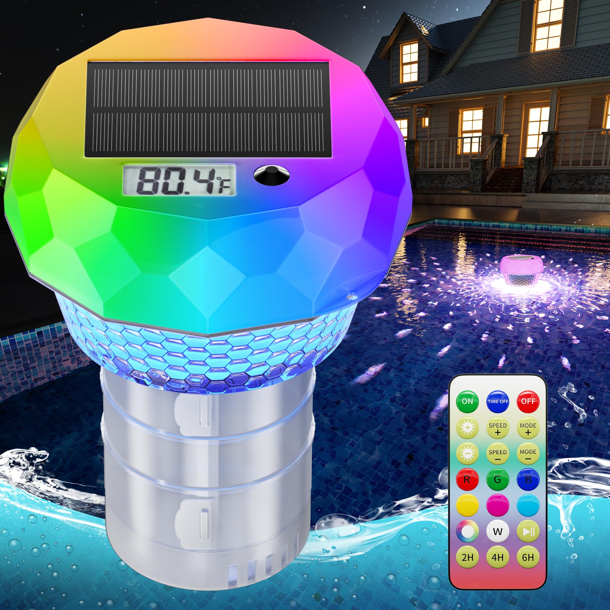 Photo 1 of *See Clerk Notes* Solar Pool Chlorine Floater with Thermometer Floating Chlorine Dispenser