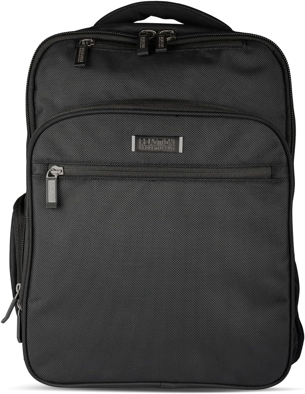 Brooklyn Commuter Backpack Slim 16" Laptop Computer & Tablet Anti-Theft RFID Business, Work, , & Travel Bookbag, Black Polyester