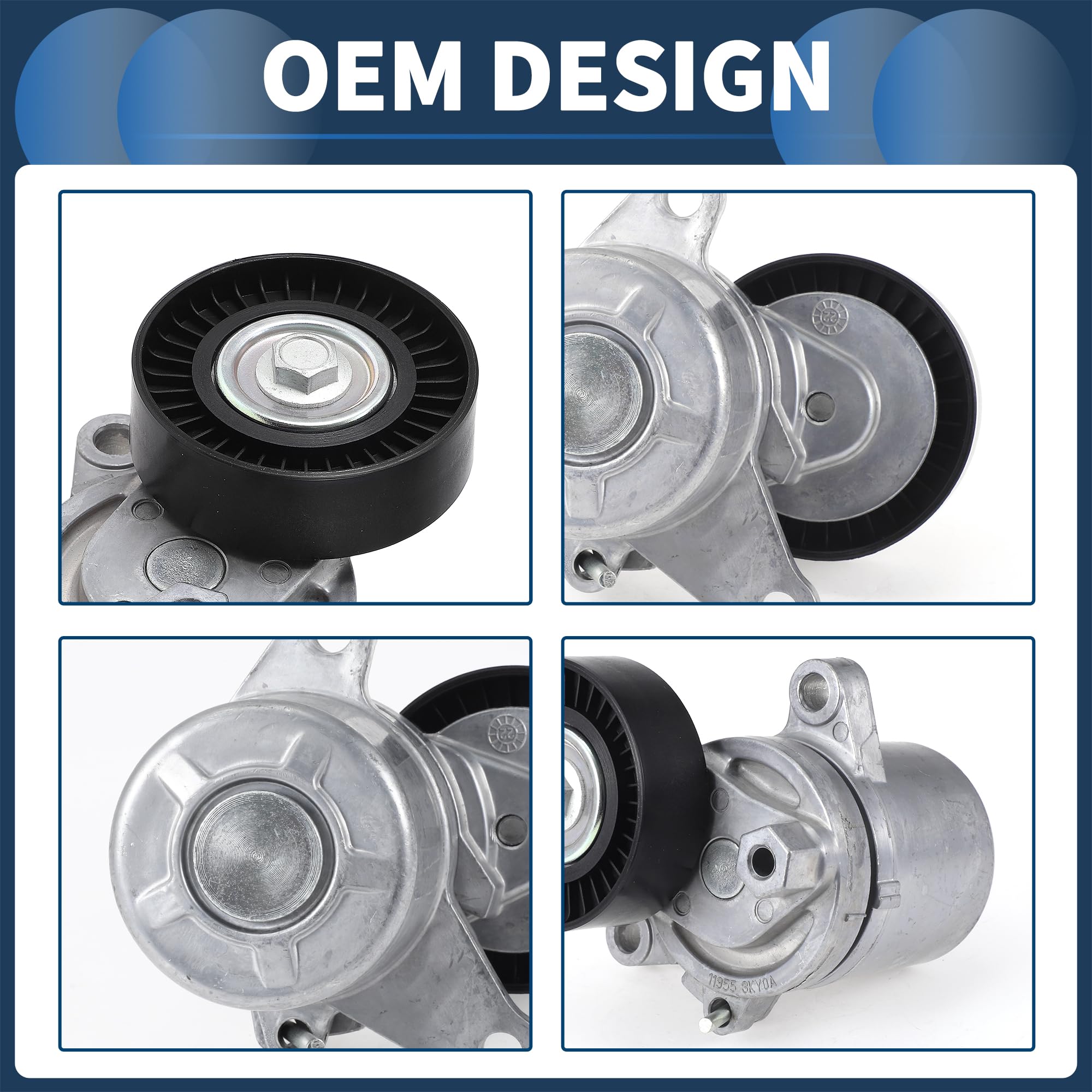 Amazon.com: A ABSOPRO Belt Tensioner Drive Belt Tensioner