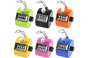 KTRIO Pack of 6 Tally Counters: The Ultimate Solution for Counting Convenience