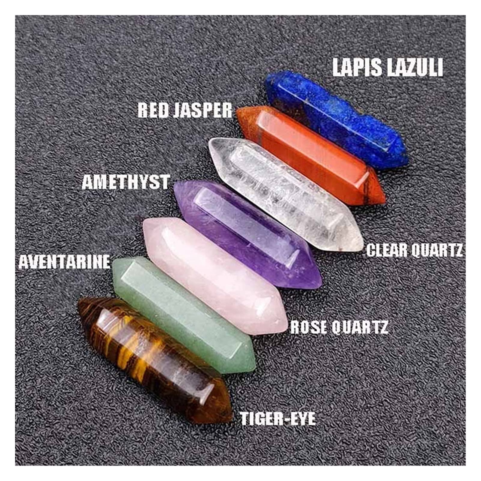 Amazon｜石と水晶 7チャクラストーンセット母の日ギフト瞑想の石ヨガの