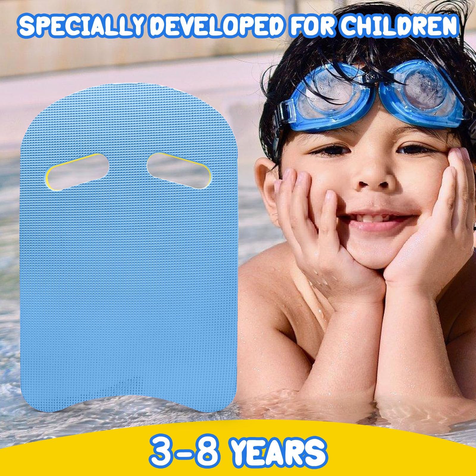 Tabla de natación Flotante Espuma EVA para Niños y Adultos con Agujeros Seguros