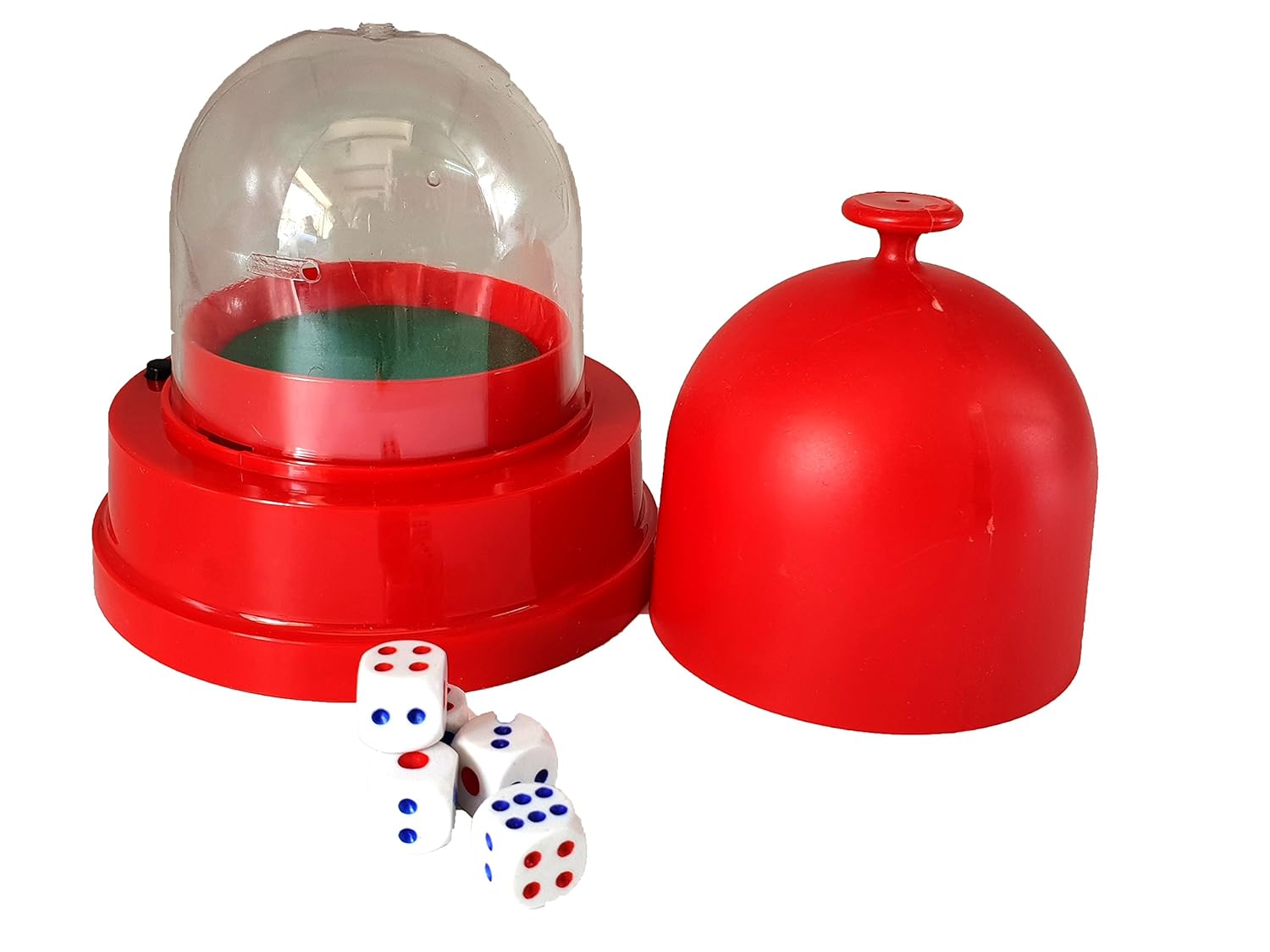 My Party Suppliers Automatic Professional Dice Roller Cup Domes Battery
