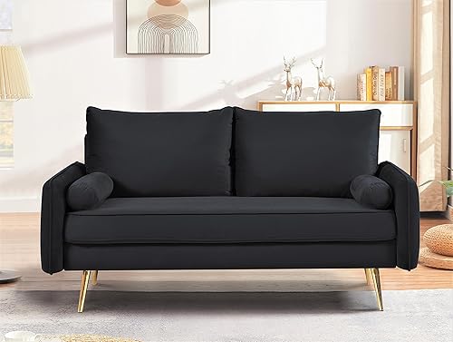 Miniatura 7 de Container - Juego de sofá de lujo de 2 piezas, diseño inspirado en Chesterfield con brazos enrollados, detalles de cabeza de clavo y acolchado de