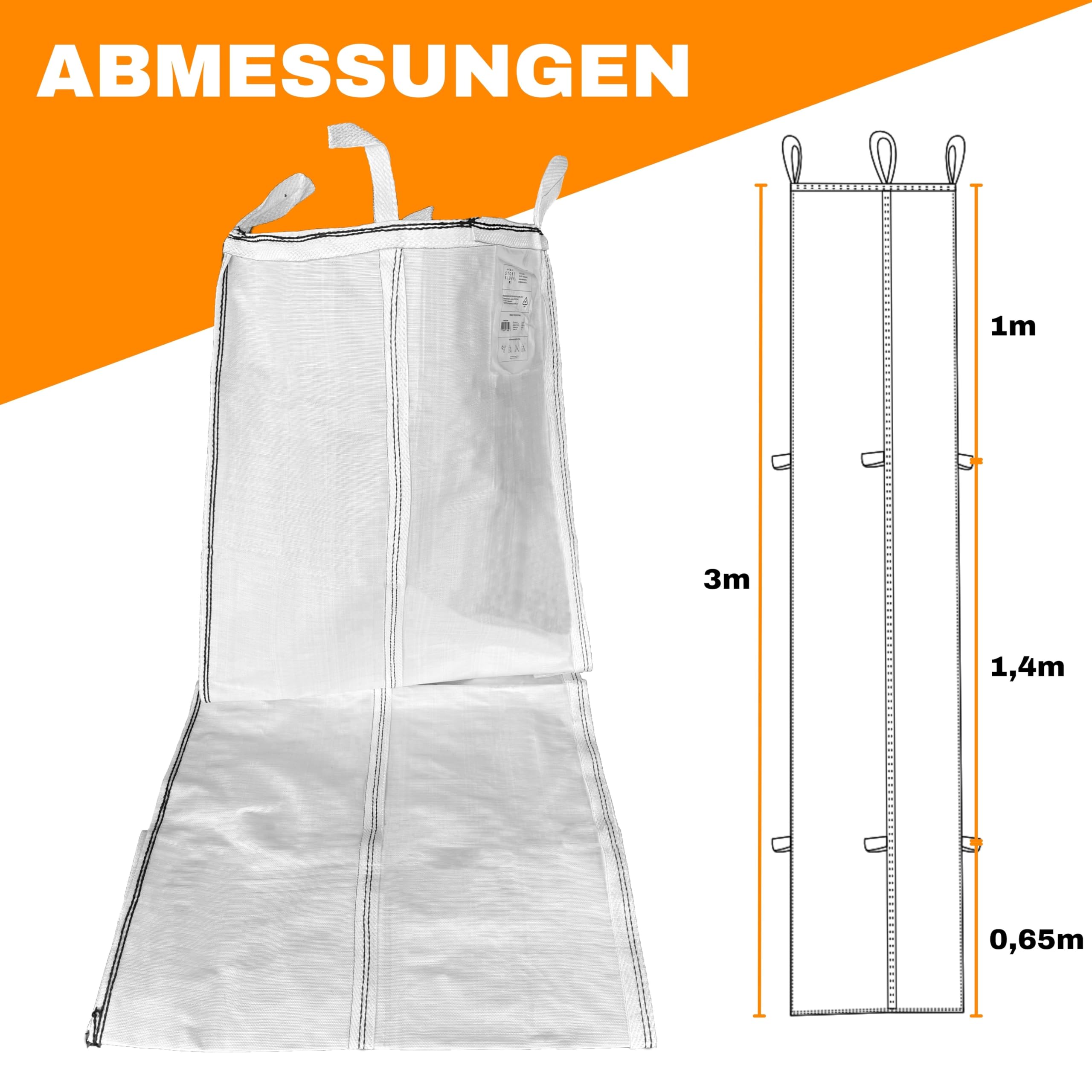 Tubo di ricambio da 3 m con 4 passanti ciascuno.