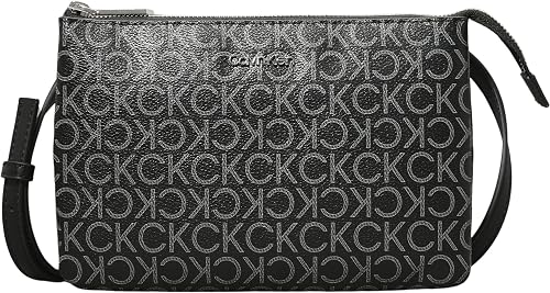 Calvin Klein Bolsa de Ombro Feminina, Preto, Tamanho único : Amazon.es: Moda