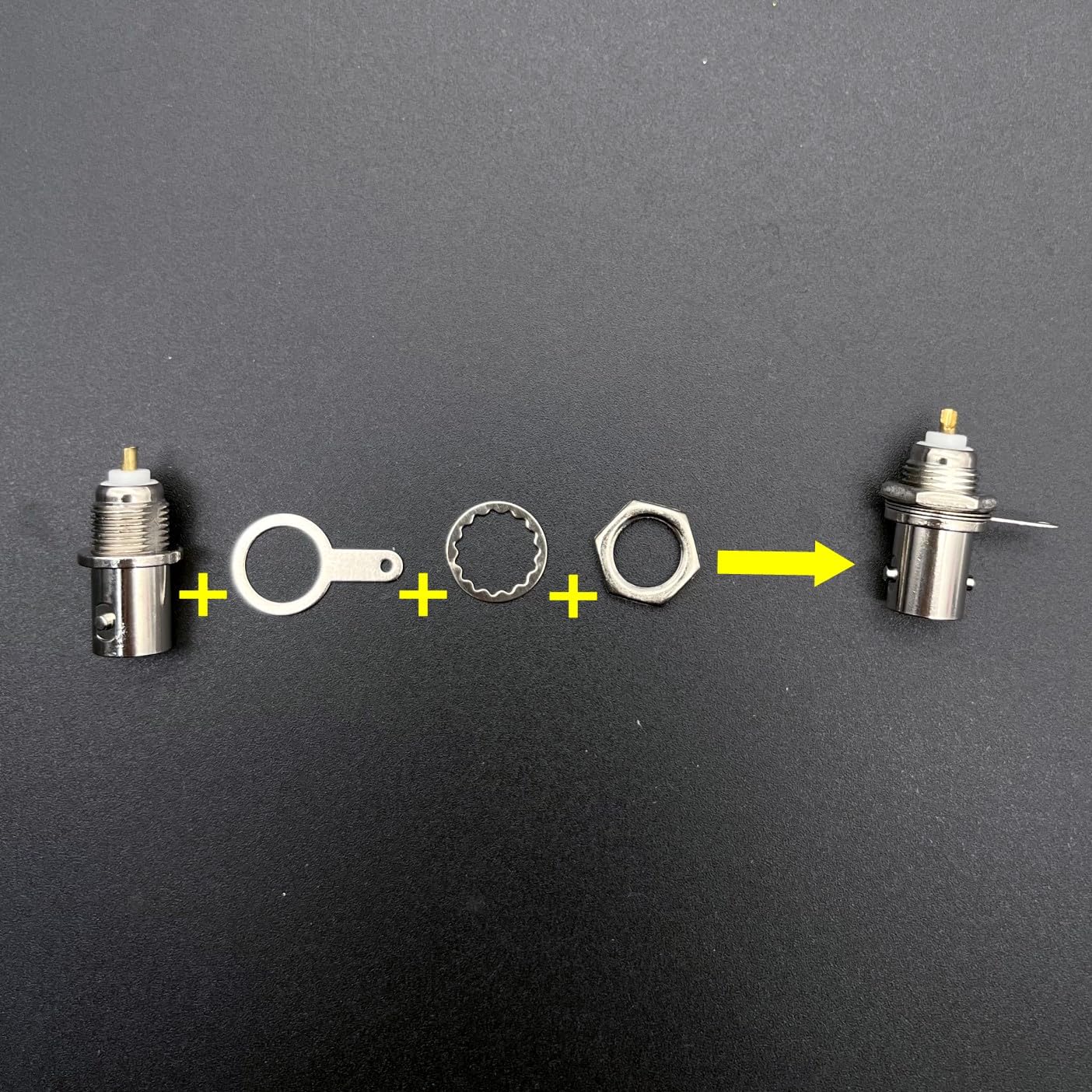 Adattatore Rf Bnc Adattatore RF Coassiale Da Jack Femmina A BNC Femmina - Connettore Dritto, 1:1, Per Antenne E Video Adattatore RF BNC A N Femmina - Foto 9