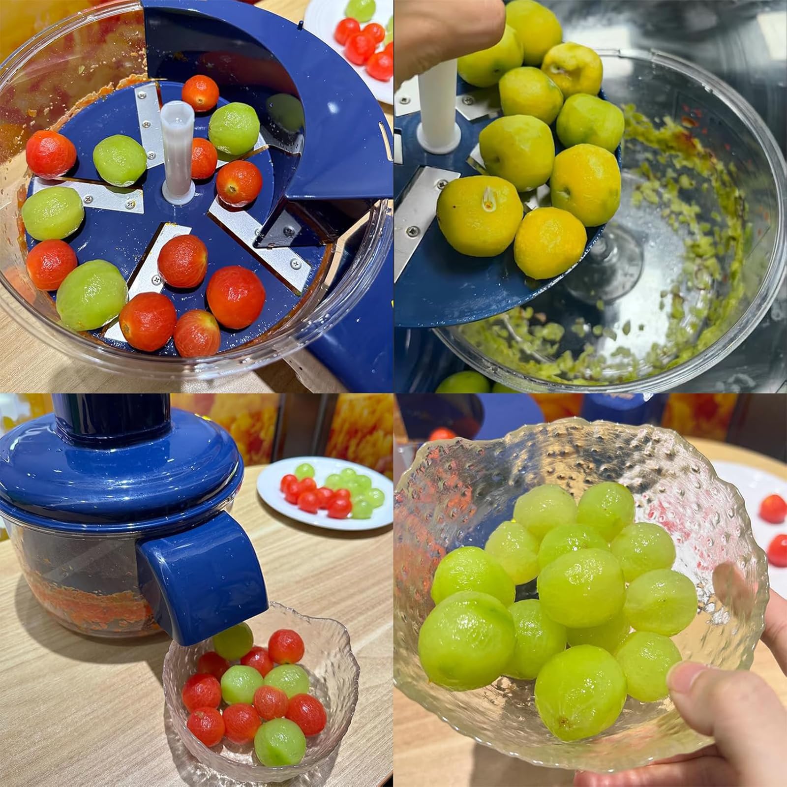 Macchina Elettrica Sbucciatrice Uva Aglio | Automatica Ricaricabile Senza Fili | Per Frutta Piccola Domestica Commerciale