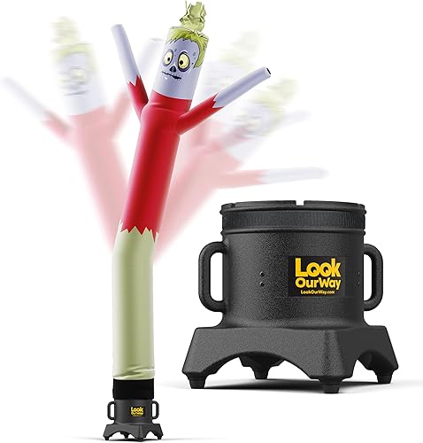 Miniatura 7 de LookOurWay Air Dancers - Juego de tubo inflable para hombre, 20 pies de alto, con soplador de 1 HP para promoción de negocios, temática de