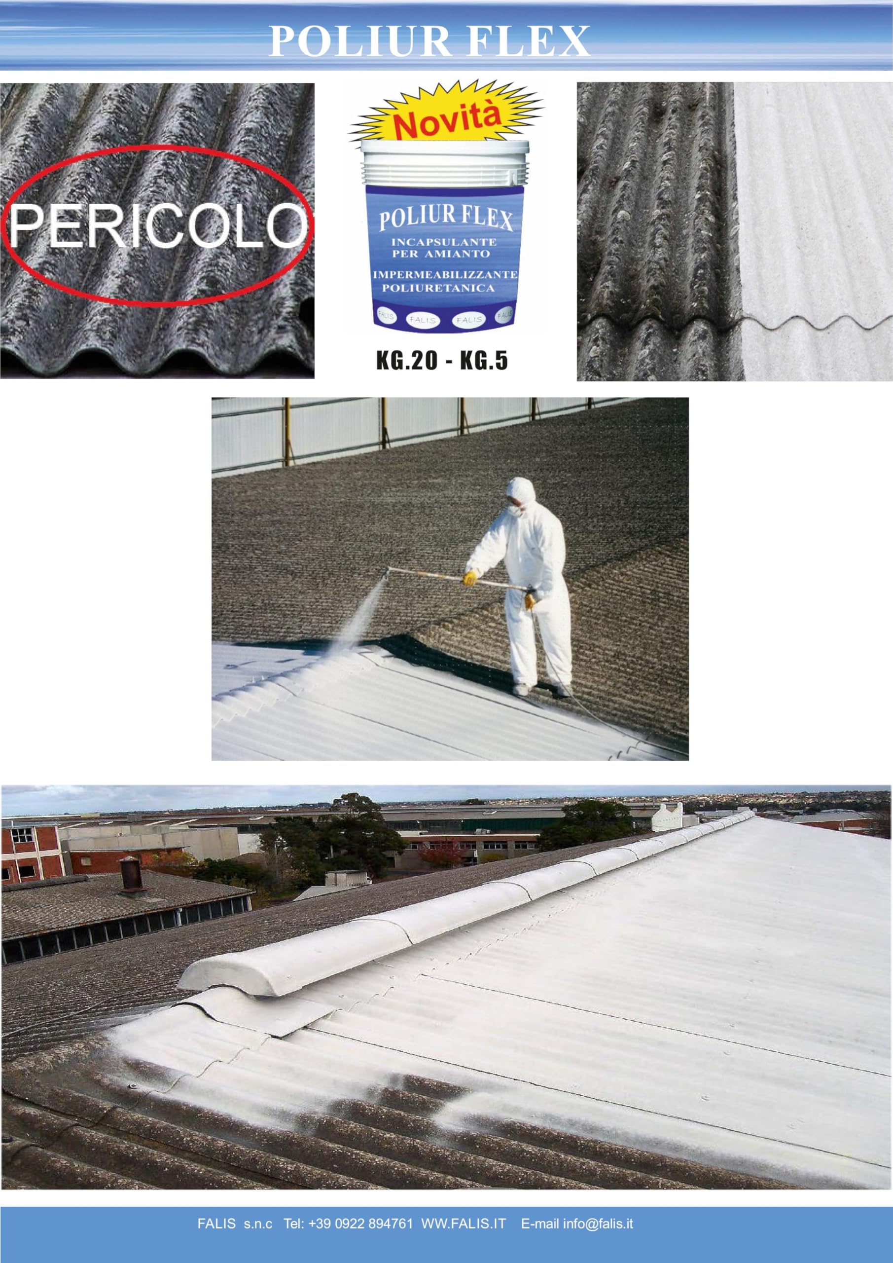 INCAPSULANTE PER AMIANTO (5 KG, ROSSO RAL 3013)