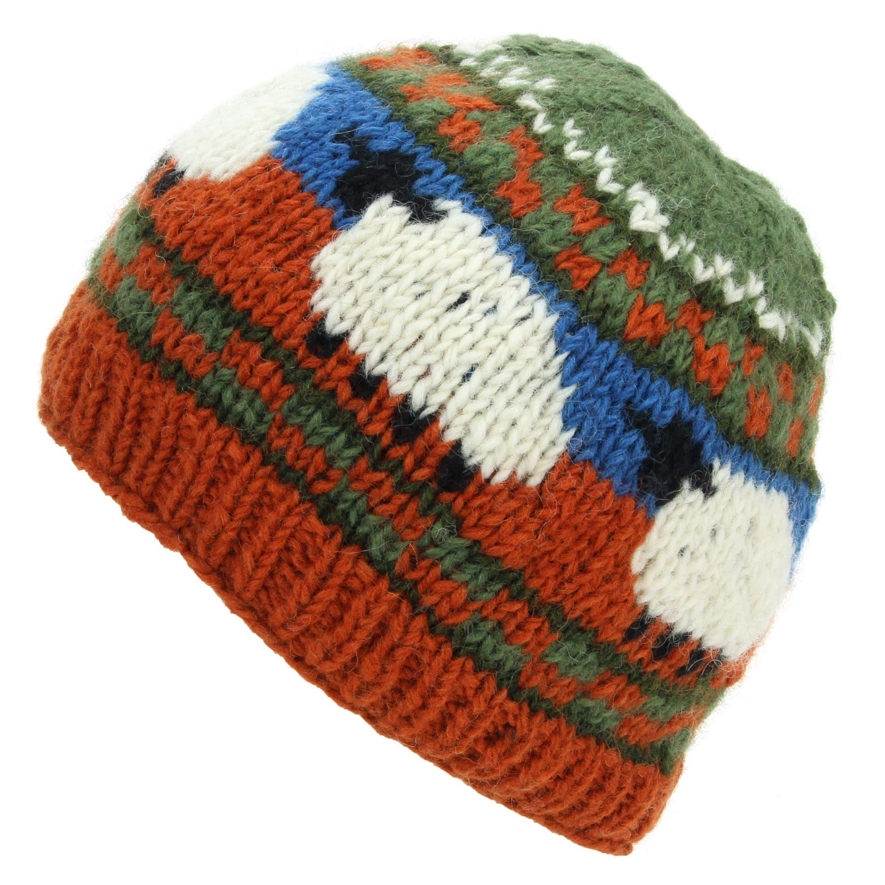 Wool Knit Beanie Hat