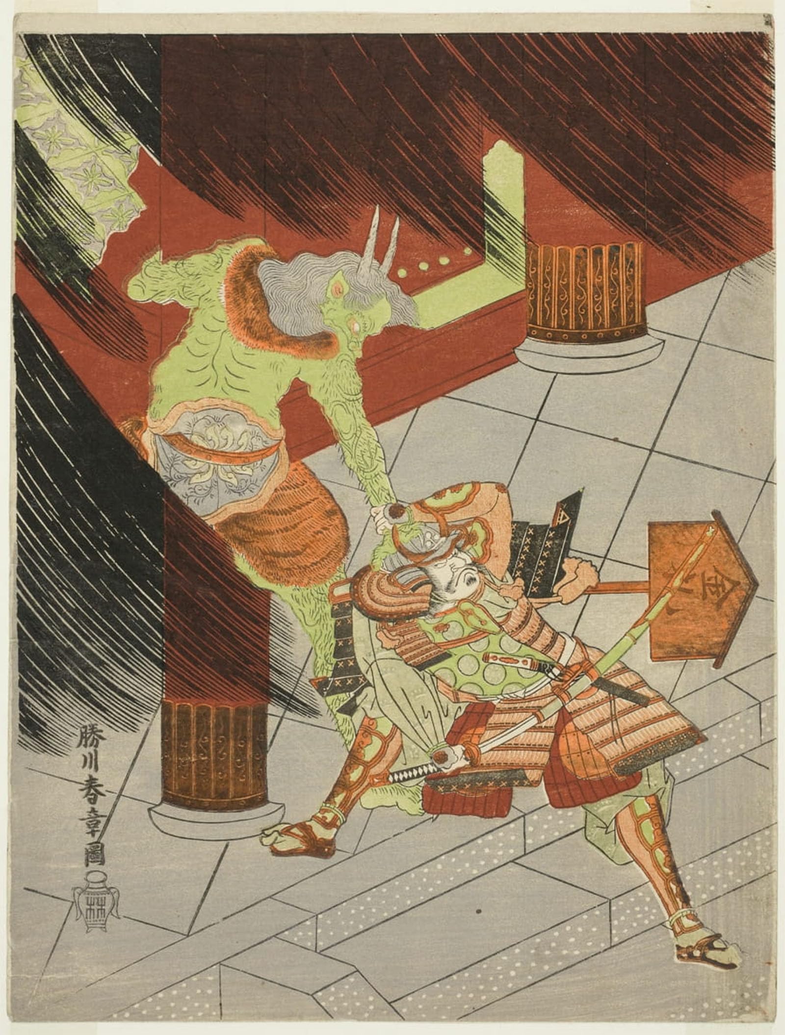 Peinture Décorative sur Toile ukiyo-e de haute précision 60x90cm - 5