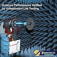 Vista 7 de Proxicast Antena magnética externa 4G/5G, bobina cargada de 7 dBi con conectores SMA y TS9 compatibles con AT&T Nighthawk, Verizon Jetpack