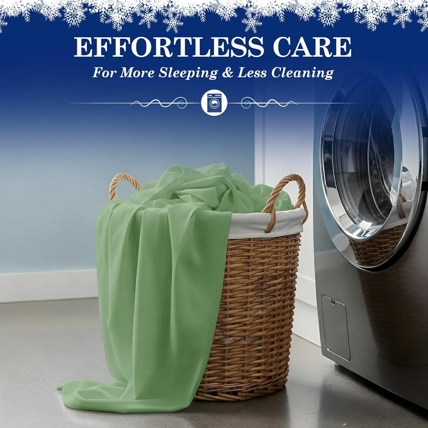 Cooling Sheets - BreezeWeave 4 PC Full Size Cooling Bed Sheets for Hot Sleepers & Deep, Cool Rest - Cloud Soft, Silky Smooth, 16 in Deep Pocket, Ultra Durable (Sage Green)