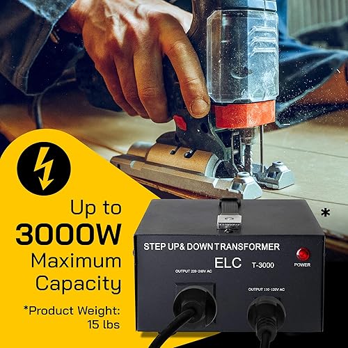 Miniatura 4 de ELC T-1000 + 1000 W, convertidor de voltaje 3000 Watt