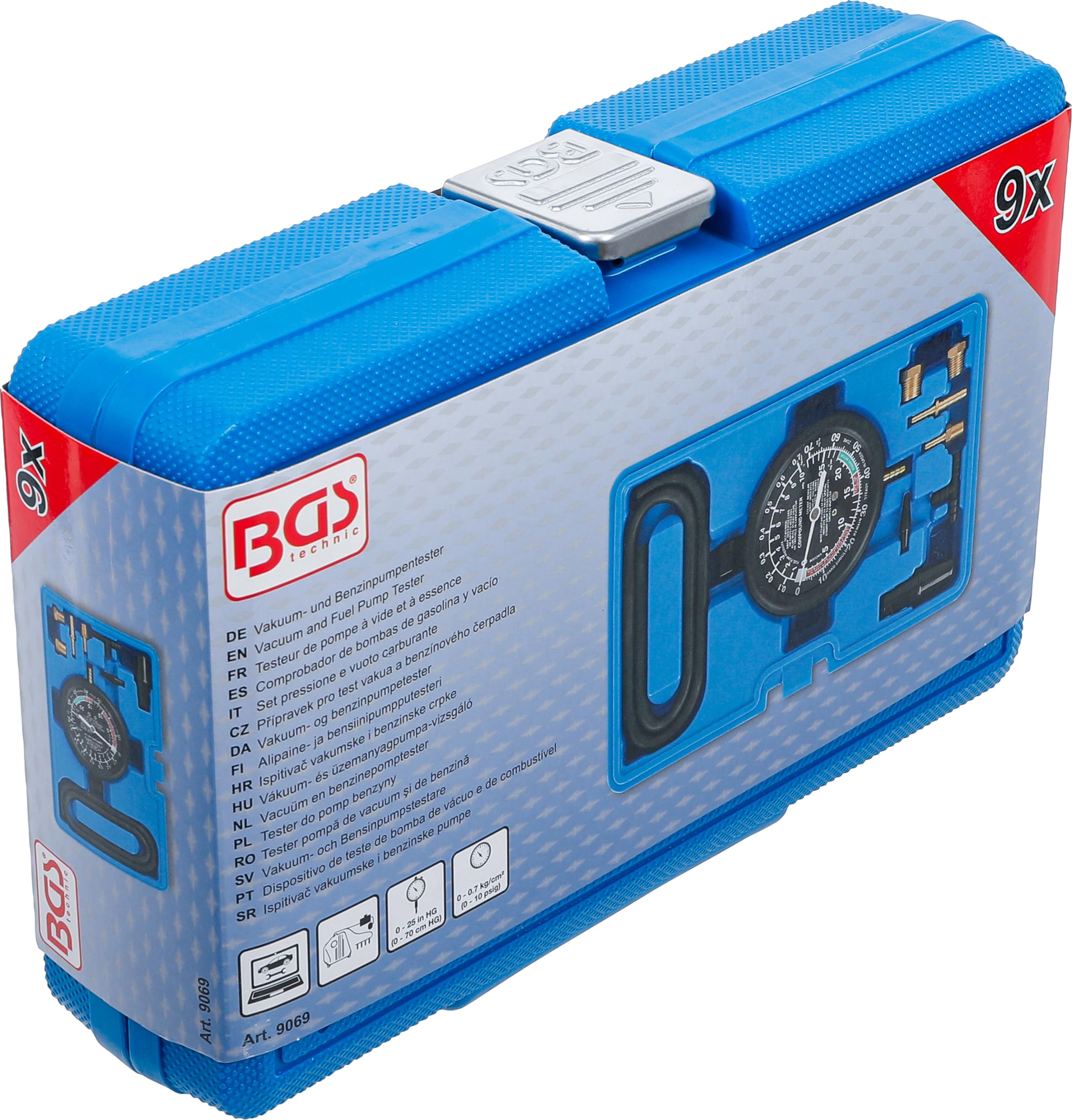 BGS 9069 | Comprobador de bombas de gasolina y vacío