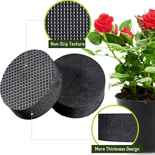 Miniatura 3 de 30 piezas de patas invisibles para macetas, elevadores de patas, macetas de EVA, antideslizantes, almohadillas para plantas, macetas, interiores,
