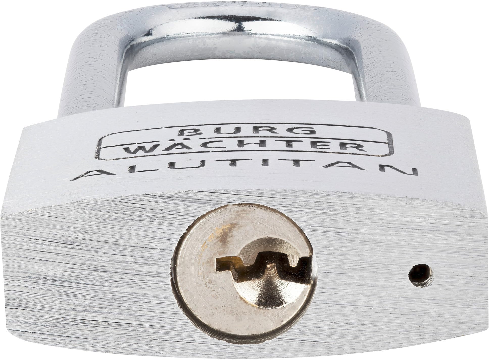 Burg-Wächter kłódka 770 HB 40 65, aluminium, grubość pałąka 6,5 mm, wysokość pałąka 65 mm, 2 klucze