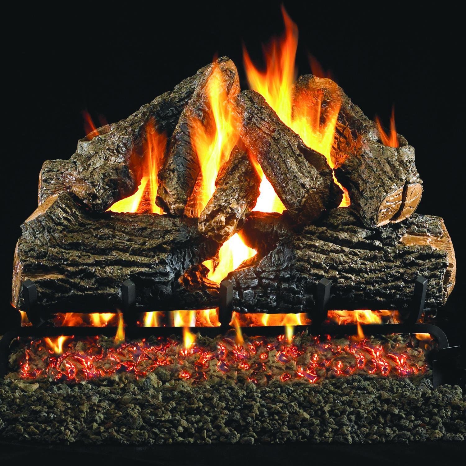 Peterson Real Fyre 24-Inch Charred Oak