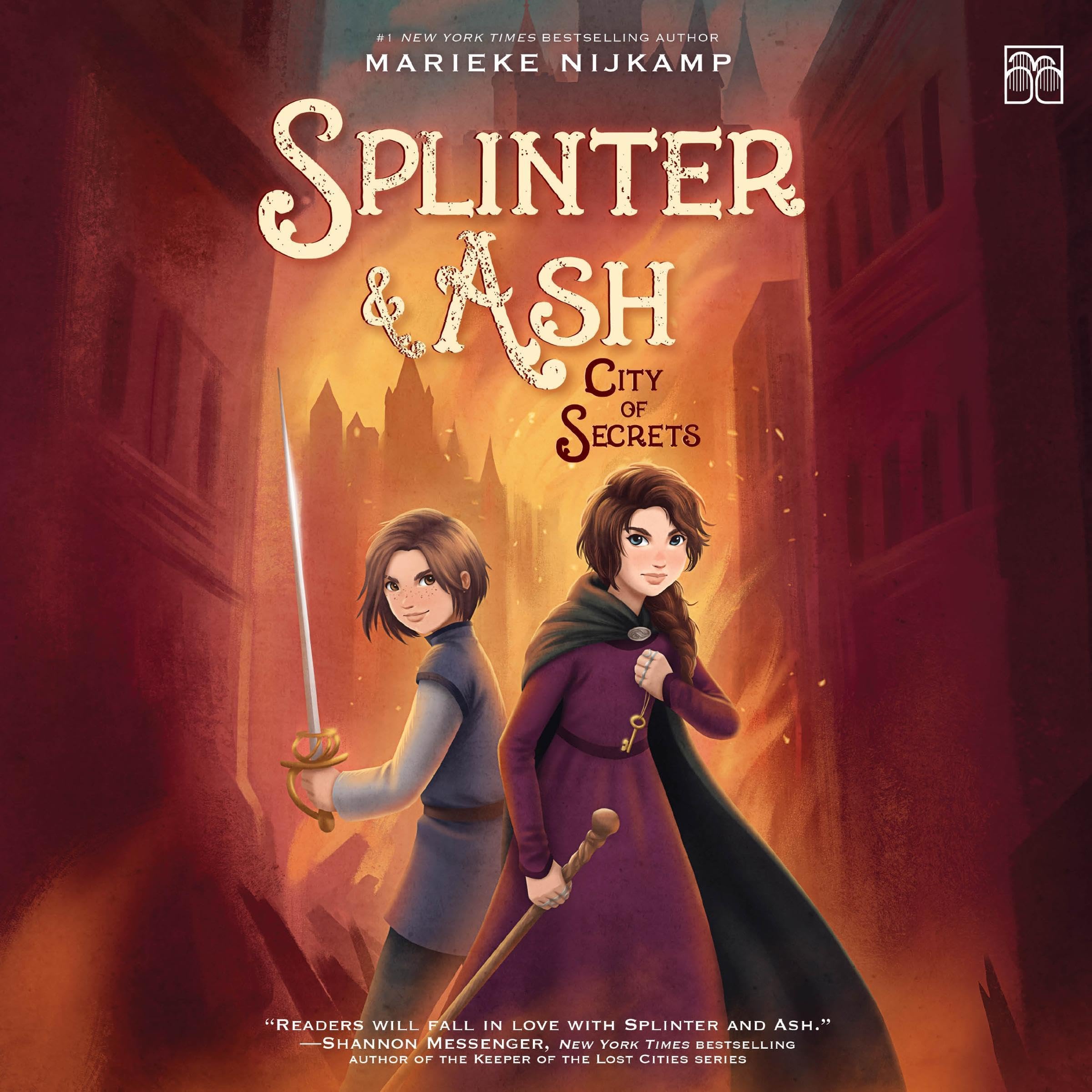 Cover art for Splinter & Ash #2: City of Secrets