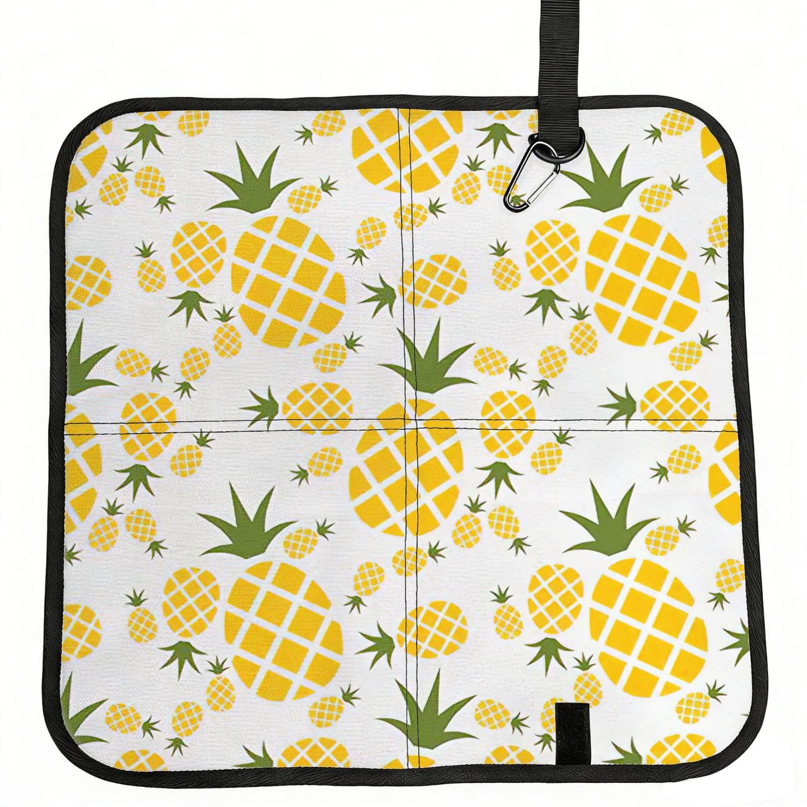 PPHGUT Pineapple. Print Foldable Seat Cushion Waterproof Portable Chair Pad Travel Outdoor Picnic Camping