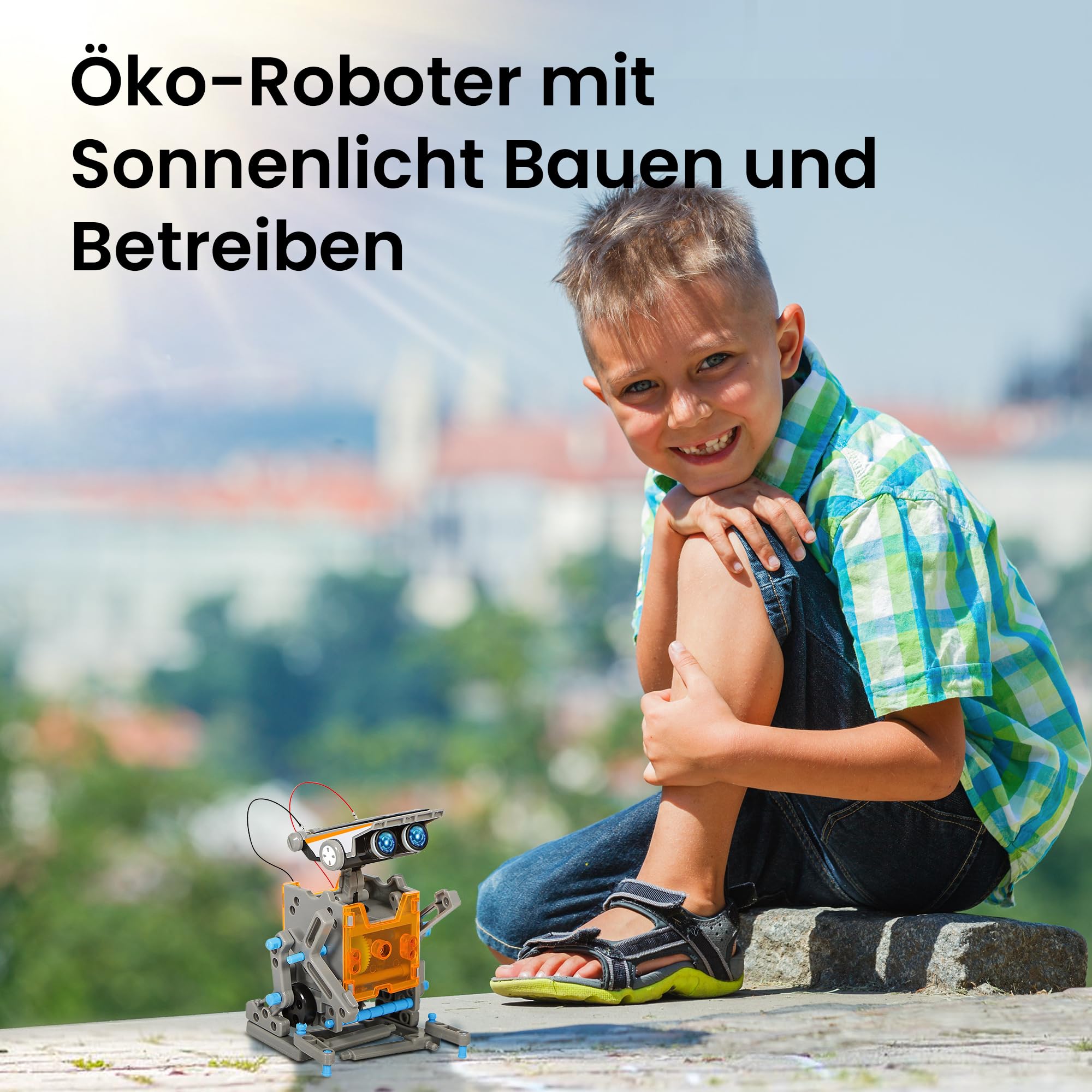 Sillbird Robot Solar 12 en 1 STEM Construcción Kit, 190 Piezas Educativo Regalo Niños y Niñas a partir de 8 Años