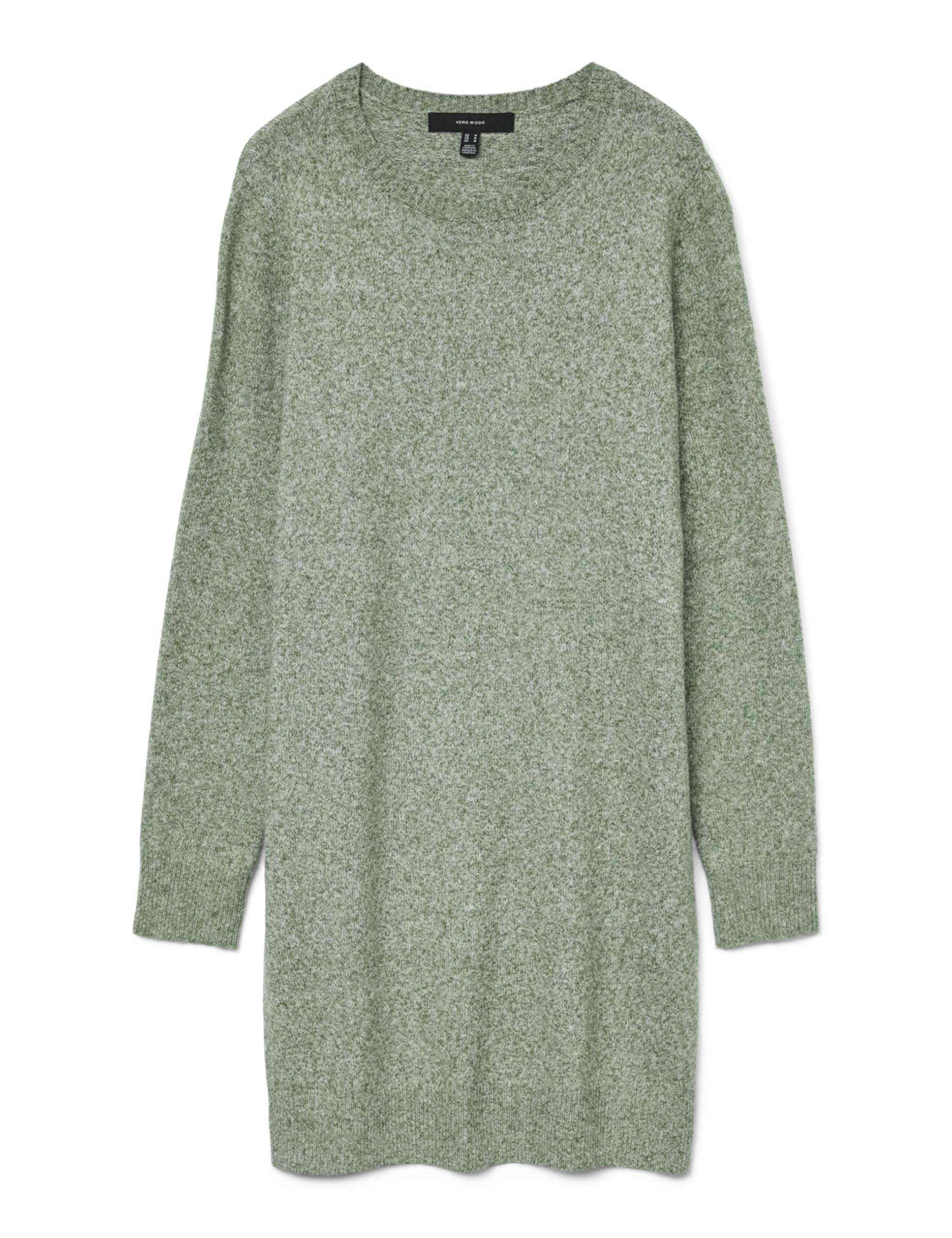 VERO Moda GA NOOS 10215523 Women's VMDOFFY LS O-Neck Dress, Laurel Wreath/Details: Melange, XS